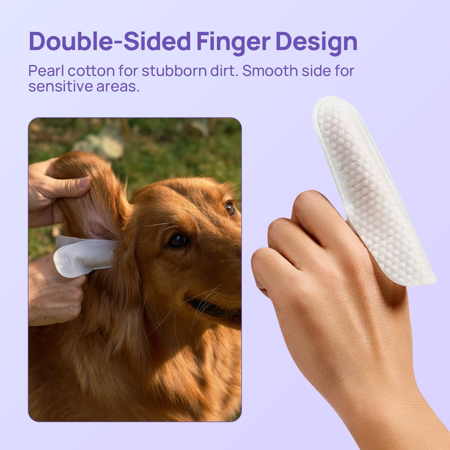 Furcare+ Ear Relief Finger Wipes For Dogs & Cats