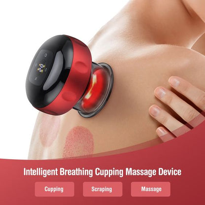 TheraCup™ Cupping Therapy Massager with Red Light & Dynamic Suction