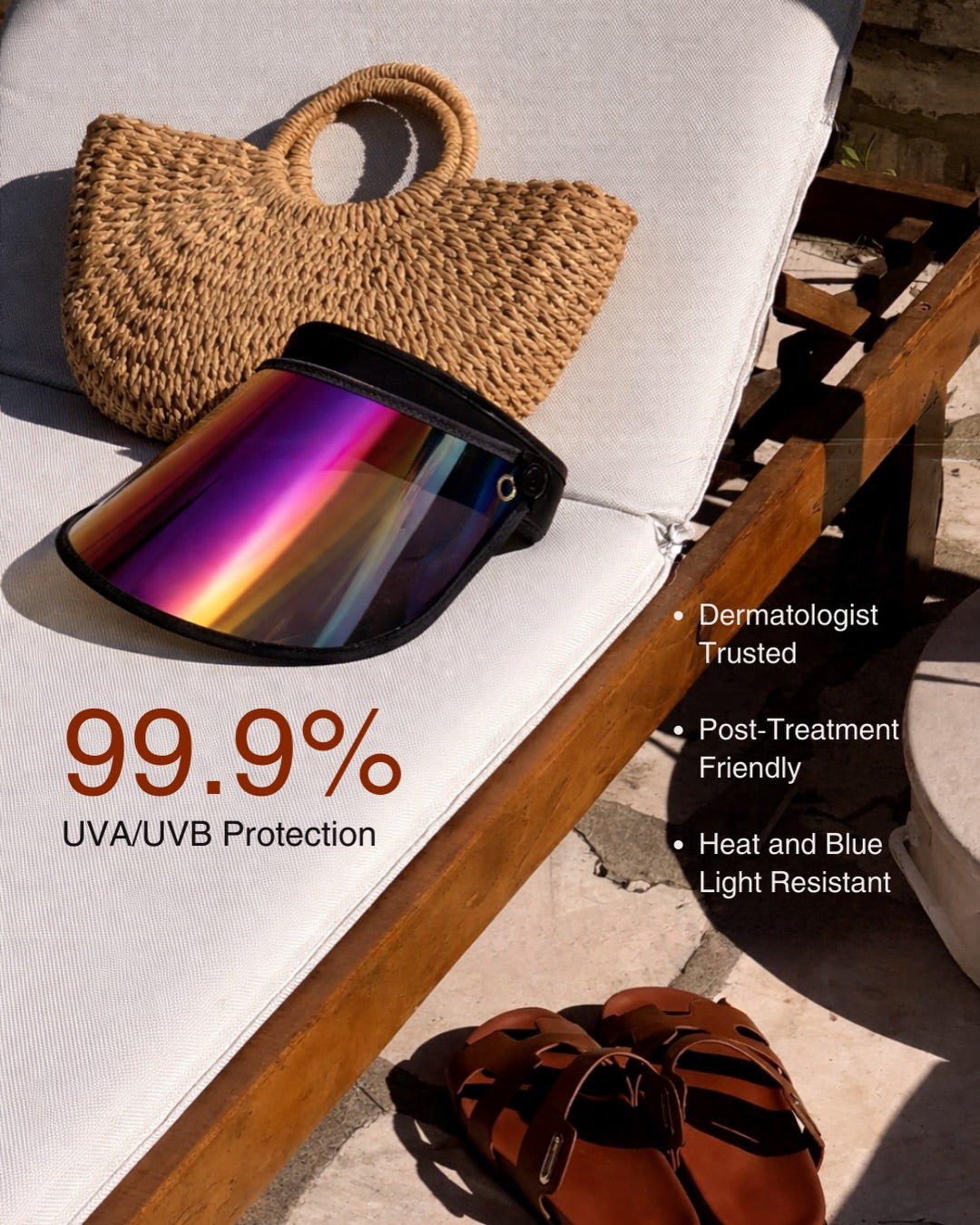 LuxeRay™ | Advanced Sun Protection Visor