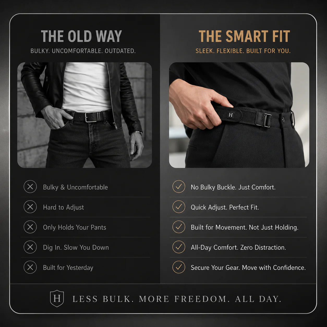 HookTac™ Comfort Stretch Belt